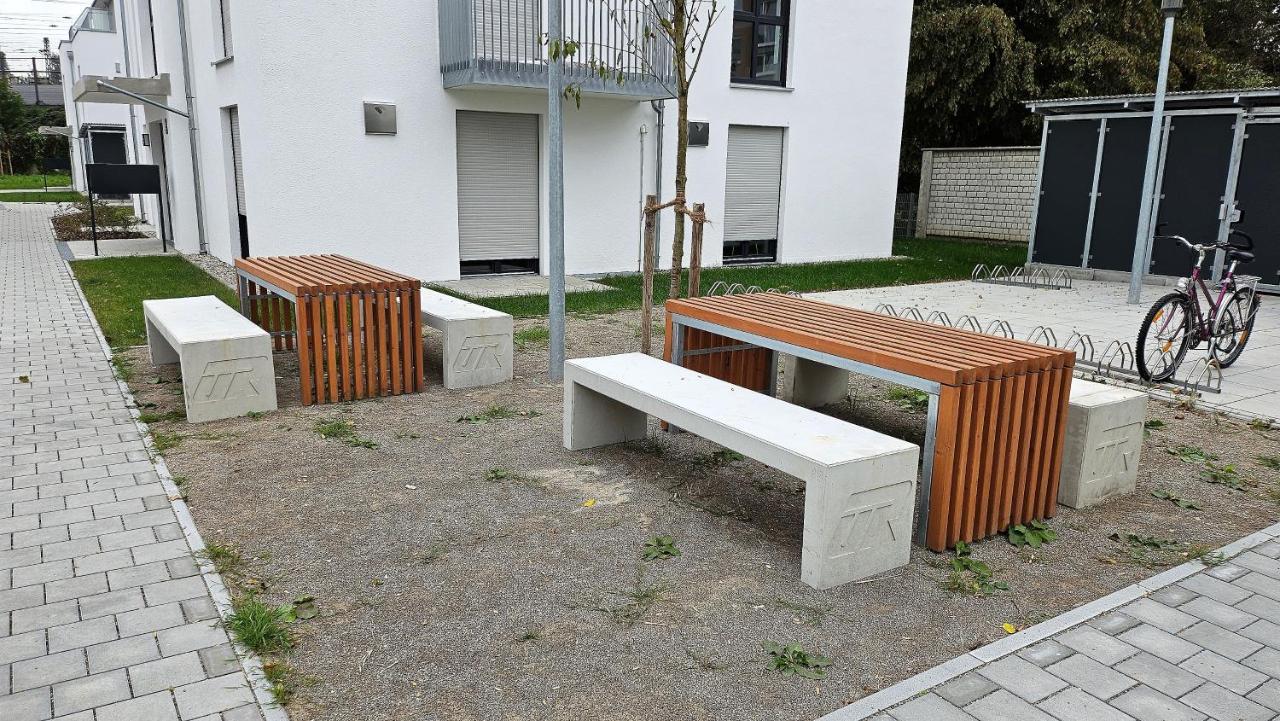 Apartment Kueche Arbeitsplatz Netflix Wlan Barrierefrei Аугсбург Экстерьер фото